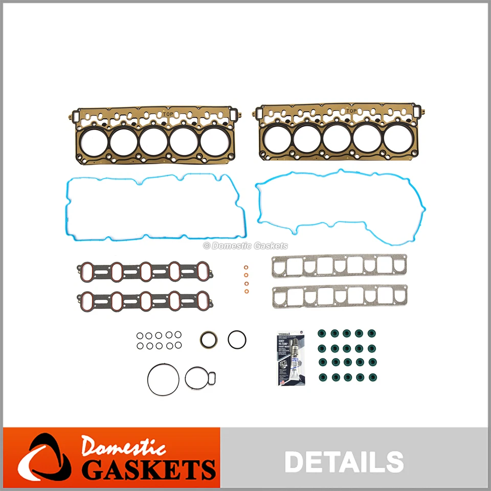 Juego de juntas de culata para Dodge Ram 1500 Viper 2003-2006 8,3 L OHV V10 20V Foto 1 de 4