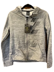 Nike boys Therma Zip Front Training Hoodie XL Grey - Picture 1 of 6
