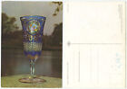 35219 - Vase blauer Überfang gekugelt - alte Ansichtskarte