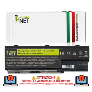 Akku kompatibel mit Acer Aspire 8920Gm 8930G 8940G [5200mAh] - Bild 1 von 6