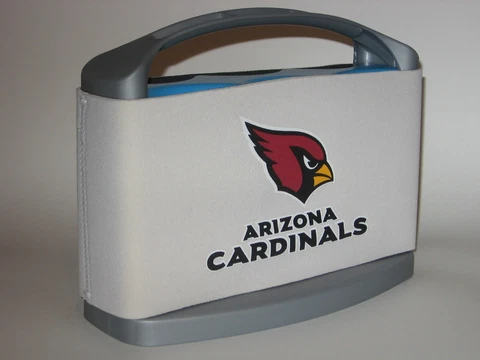 Arizona Cardinals 'Cool Six' Team Logo 6 Pack Can Cooler w/Freezer Pack FREE S&H Cover