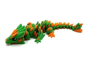 Crystal Dragon Toy - Fidget Toy - Gelenkgelenke - 3D gedruckt in USA - Spaß - Bild 1 von 7