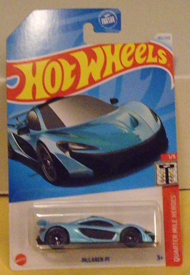Mclaren P1 -Hot wheels -Quarter Mile Heroes - light blue - Image 1 of 1