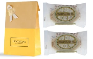 2 PC L'Occitane Amande Precious Cleansing & Exfoliating Soap 2 X 1.7 oz NIB - Picture 1 of 1