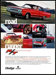 1967 CAR LIFE Magazine Print Ad-Dodge Coronet R/T 440/Buick GS-340 SEE PHOTOS A4 - Picture 1 of 2