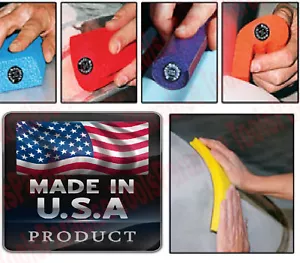 AUTO BODY Soft Hand Palm SANDER BLOCK Flexible Sanding Sponge 8" Long - Picture 1 of 3