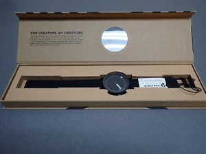 NUEVO Reloj Projects Relojes PJT-7215BL Negro Hasta 40mm Correa Silicona Negra - Imagen 1 de 12