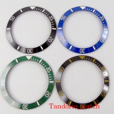 Reloj Pulsera Hombre Reemplazo 38mm Cerámica Bisel Inserto Ajuste 40mm Foto 1 de 4