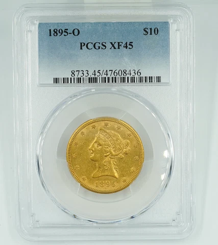 1895-O PCGS XF45 $10 Gold Liberty Eagle Cover