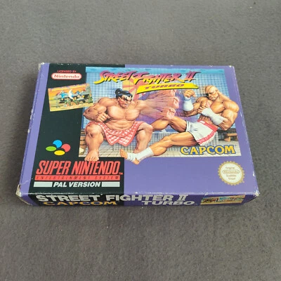 Street Fighter II Turbo (Super Nintendo) - SNES Spiel Game - Bild 1 von 4