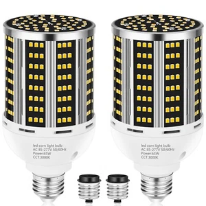 65W LED Corn Light Bulb 2 pack(650W Equivalent ),Warm White 3000K E26/E39 Com... - Picture 1 of 6
