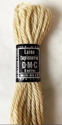 DMC Laine Tapisserie France 100% Wool Tapestry Yarn - 1 Skein Tan #7492 - Image 1 of 4