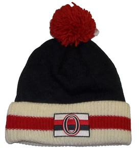 Ottawa Senators Pom/Cuff CCM Knit Hat - Osfa - Picture 1 of 2