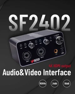Simplefly SF2402 Digital Dual-Channel 24bit/192kHz AD/DA Converter AV Interface - Bild 1 von 14