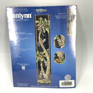 Janlynn Playful Monkeys Counted Cross Stitch Kit 023-0313 Kooler Design Studio - Bild 1 von 3