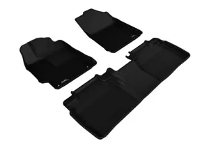 Fit 2015-2017 Toyota Camry All Weather Floor Mat Set Kagu Black - Picture 1 of 5