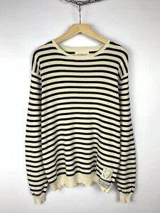 Denim & Supply Ralph Lauren Striped Sweater Jumper Pullover Cotton Mens Sz M - Picture 1 of 8