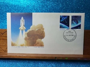 First Day Cover📮1986 (2 stamps) Aussat 1986📮Penrith NSW - Foto 1 di 2