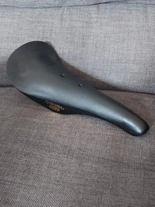 ORIGINAL SUPER RARE BLACK KASHIMAX AERO SEAT 80S OLD SCHOOL BMX - Picture 1 of 11