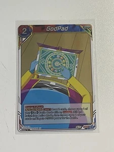 Godpad BT27-121 Lámina Rara Historia de Z DBS Masters TCG CASI NUEVO - Imagen 1 de 1