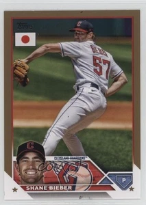 Topps Edición Japón 2023 Oro/25 Shane Bieber #38 - Imagen 1 de 3