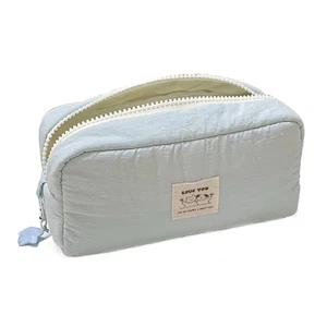 Solid Color Pencil Case Large Capacity Stationery Bag Cute Pen Bag  Students - Picture 1 of 6