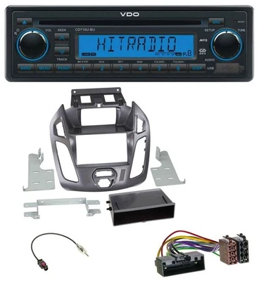 VDO AUX MP3 1DIN CD USB Autoradio für Ford Transit Connect 12-18 Display Pegasus - Bild 1 von 4
