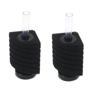 2-Pack Sponge Filter Aquarium Corner Filter Corner Sponge Filter 21 Gallon - Picture 1 of 4