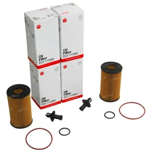 4 Pack Oil Filters for Landcruiser VDJ76 VDJ78 VDJ79 V8 1VD-FTV 4.5L 2007-2014 - Picture 1 of 2