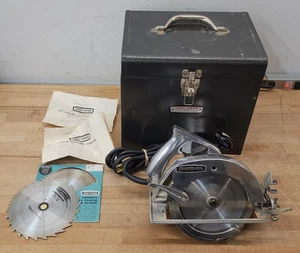 Vintage Craftsman 7" Electric Circular Saw 1-1/2 HP 5300 RPM 315.27780 W/ Case - Picture 1 of 19