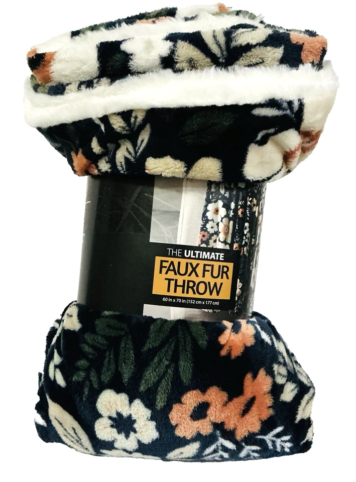 Life Comfort Ultimate piel sintética de lujo reversible a felpa tiro 60"x 70" multi Foto 1 de 2