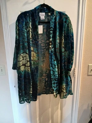 Comono Renaissance Nuevo con Etiquetas L Multi Colores Verde y Azul Ver a Través. Foto 1 de 4