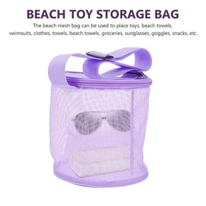 Beach Storage Toys Child Diy Shell Collecting Bag Vacation Gifts - Picture 1 of 10