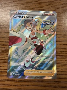 Pokemon TCG SWSH Kampfstile Korrinas Fokus Ultra Rare 160/163 NM - Bild 1 von 10