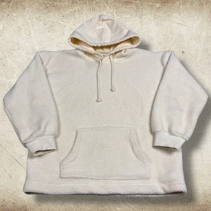 Madewell Pullover (Re)sourced Fleece Bubble-Sleeve Hoodie Sweatshirt Gr. Medium - Bild 1 von 9