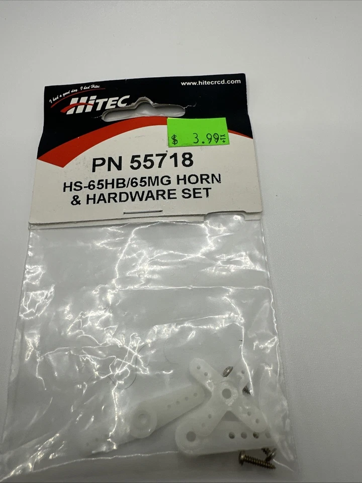 Hitec HS-65 Horn And Hardware Set [HRC55718] - Image 1 of 1