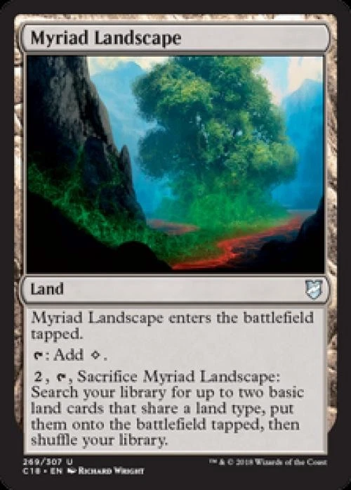 Myriad Landscape - Light Play MTG Commander 2018 - Image 1 of 1