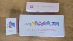 Razer x Sanrio Hello Kitty Keyboard Mouse Mousepad Tastatur Neuwertig! - Bild 1 von 5