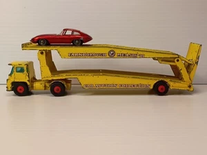 Lesney Matchbox Lot - King #K-8 Guy Warrior Transporter and #32 'E' Type Jaguar - Picture 1 of 23
