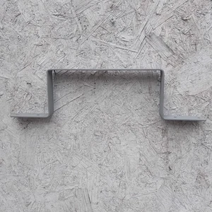 BIKE LOCK WALL BRACKET WITH 4 MOUNTING POINTS FOR SECURITY. NEW -HANDMADE. GREY. - Picture 1 of 1