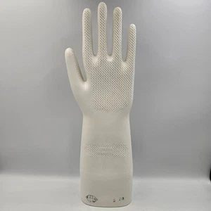 Antique AHG Extra Large 16.75" Porcelain Rubber Glove Mold Ambidextrous England - Bild 1 von 11