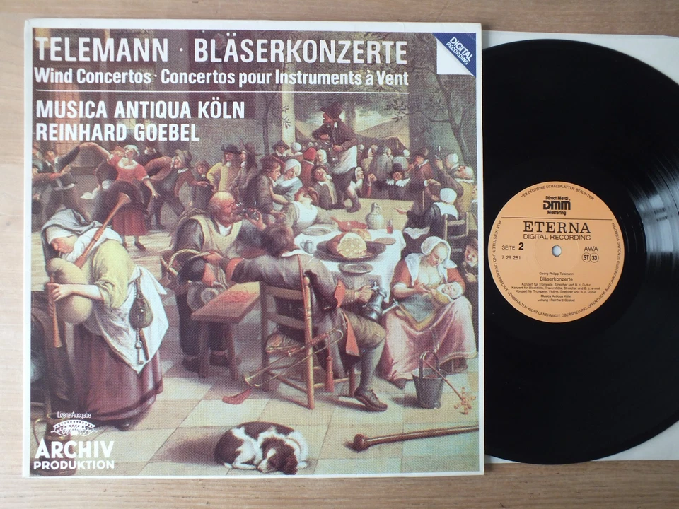 Telemann - Bläserkonzerte - Reinhard Goebel  GERMANY   LP   Vinyl:  mint- - Bild 1 von 2