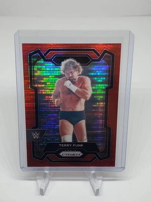 2024 Panini Prizm WWE (#163) Terry Funk Parallel #/399 - Image 1 of 2