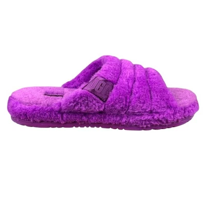 UGG Men’s Fluff You Purple Shearling Slipper Size US 11 - Image 1 of 4