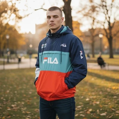 BNWT Mens Fila Tharu Windbreaker Jacket XL  - Image 1 of 4