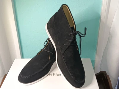 Botas chukka negras de gamuza de becerro Calvin Klein "Kenley" para hombre talla 9,5  Foto 1 de 4
