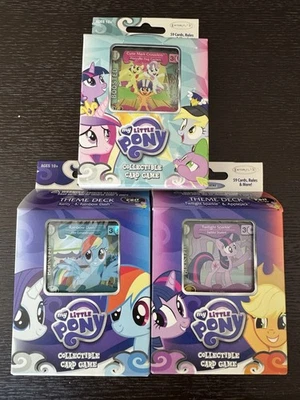 My Little Pony CCG Mazos Temáticos (Más Extras) Lote de 3 Nuevos Precintados Foto 1 de 4