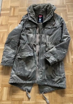 Surplus Parka Camouflage, Tarn, Größe 36/S, Damen 🍁 - Bild 1 von 4