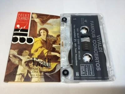 VIVALDI FAMOUS CONCERTOS Audio Cassette Tape Point Productions Holland 2650754 - Image 1 of 4