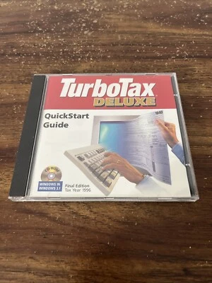 TurboTax Deluxe Quick Start Guide Edition 1996 - Image 1 of 3
